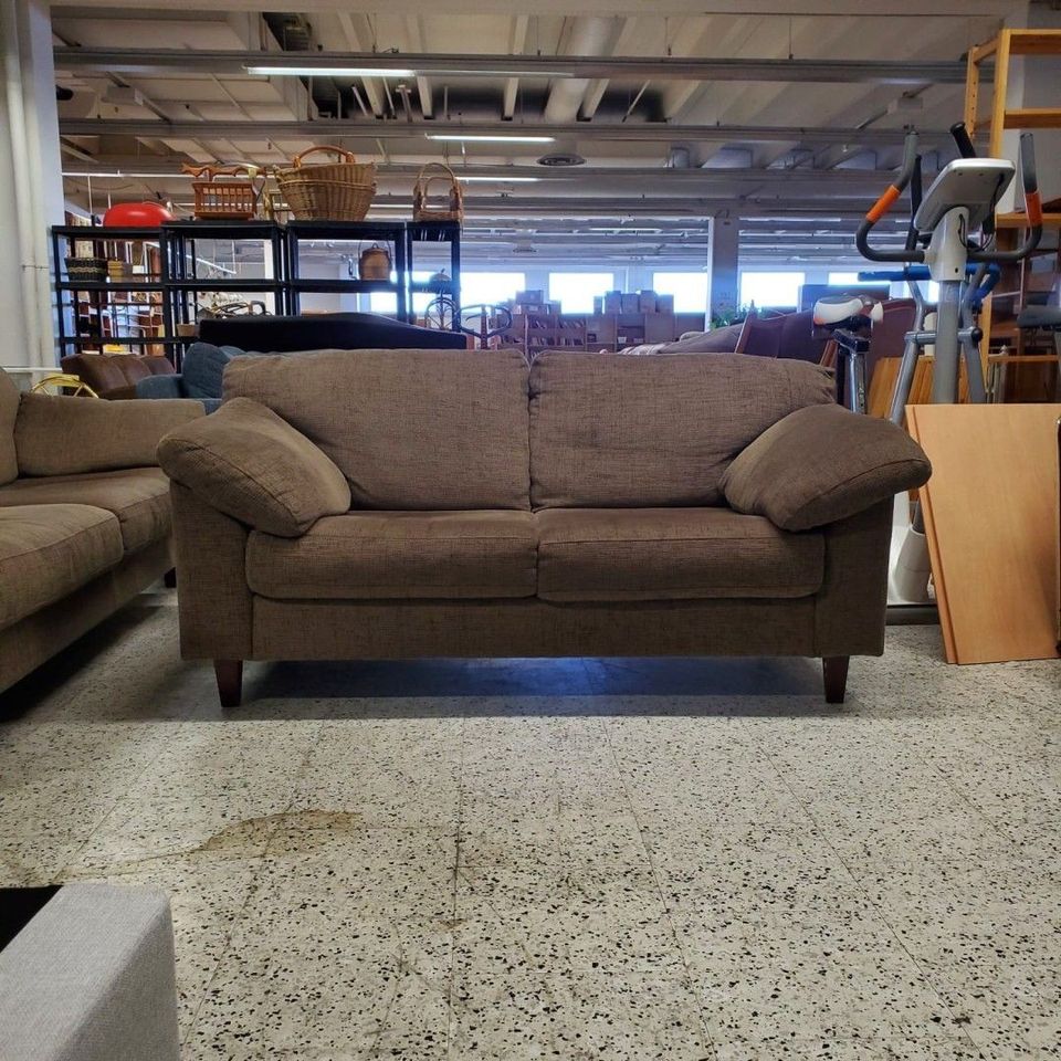 2-istuttava sohva, ruskea