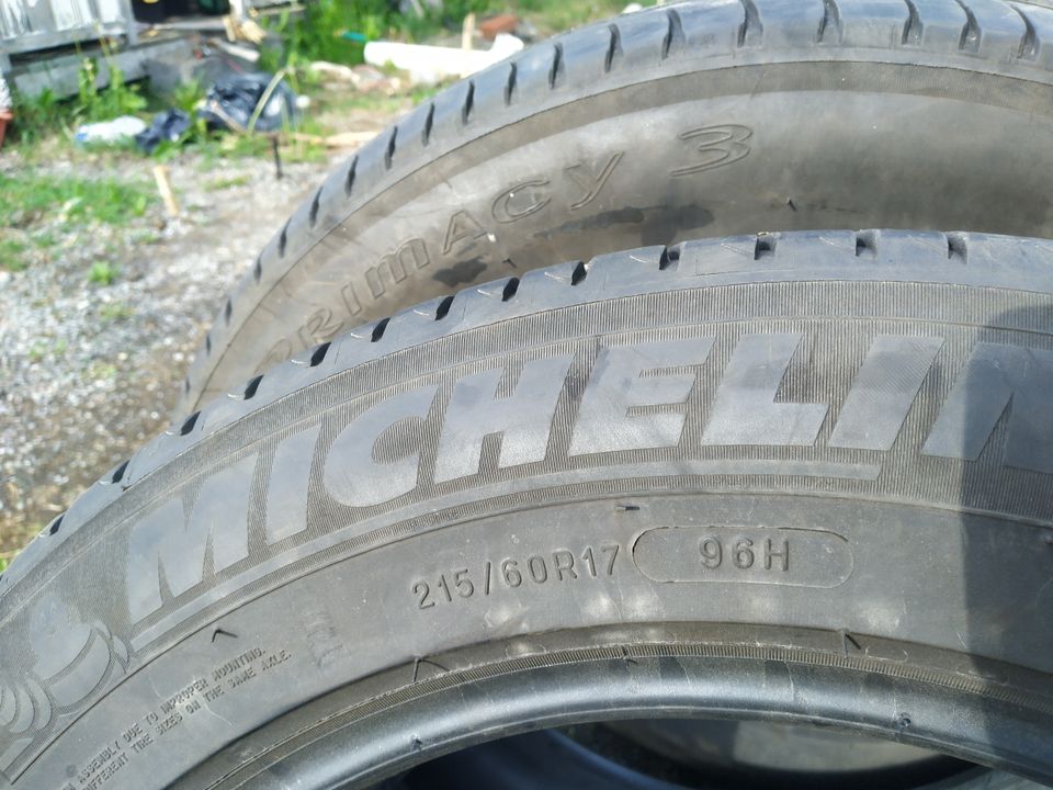 Michelin primacy3 215/60r17 5mm