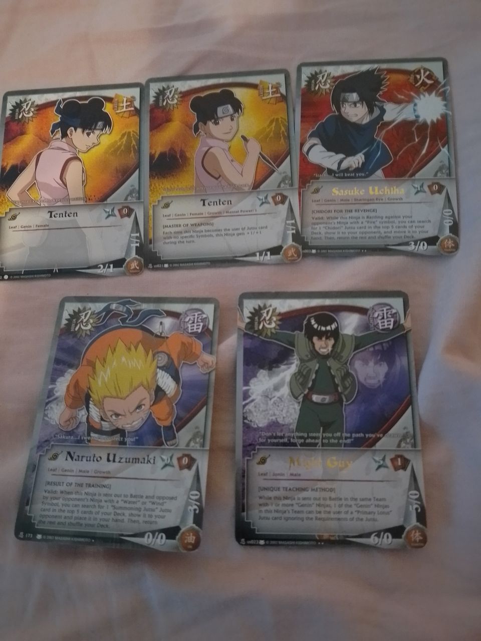 Naruto keräilykortit