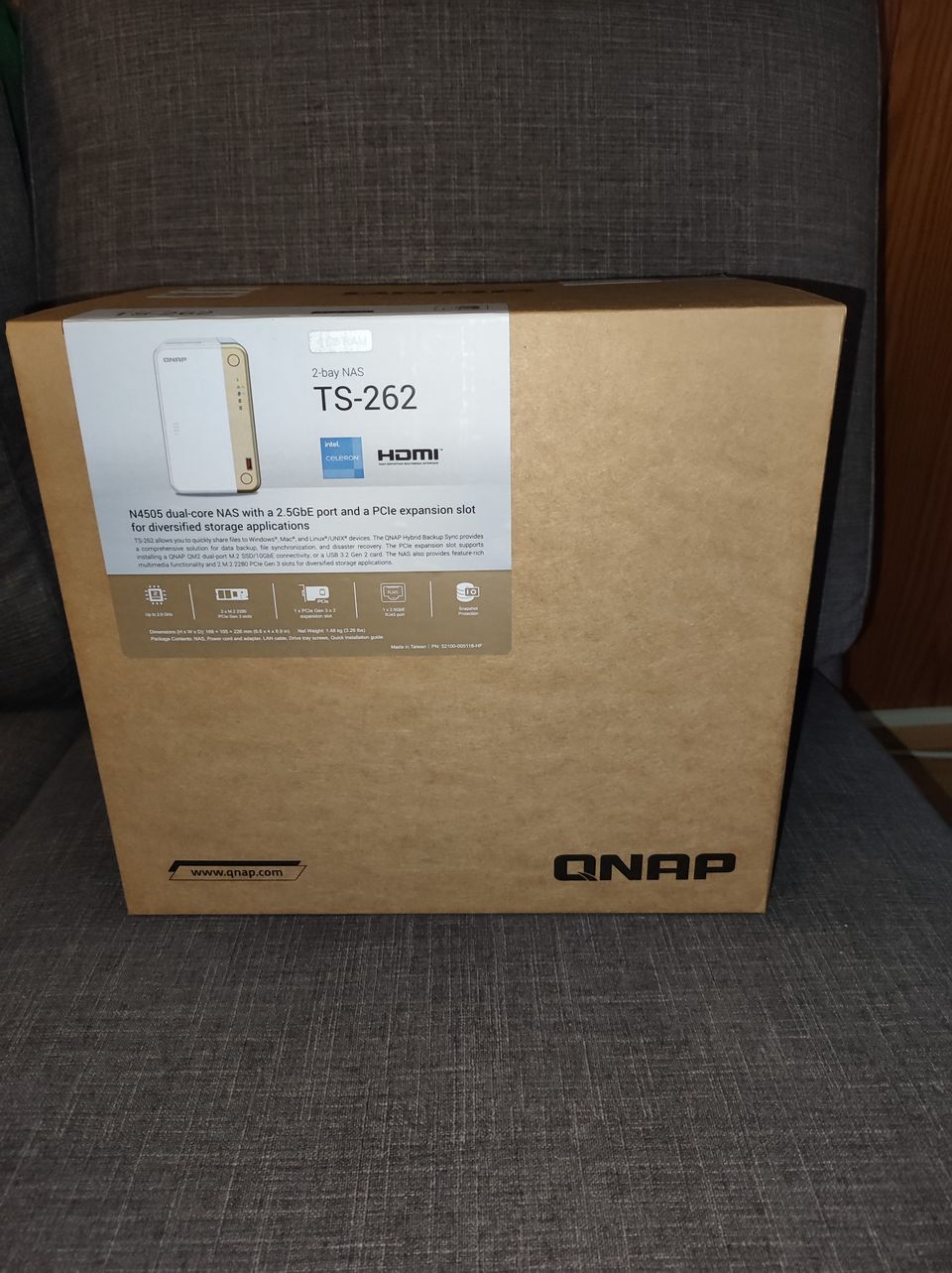 Verkkolevypalvelin QNAP-TS-262-4G