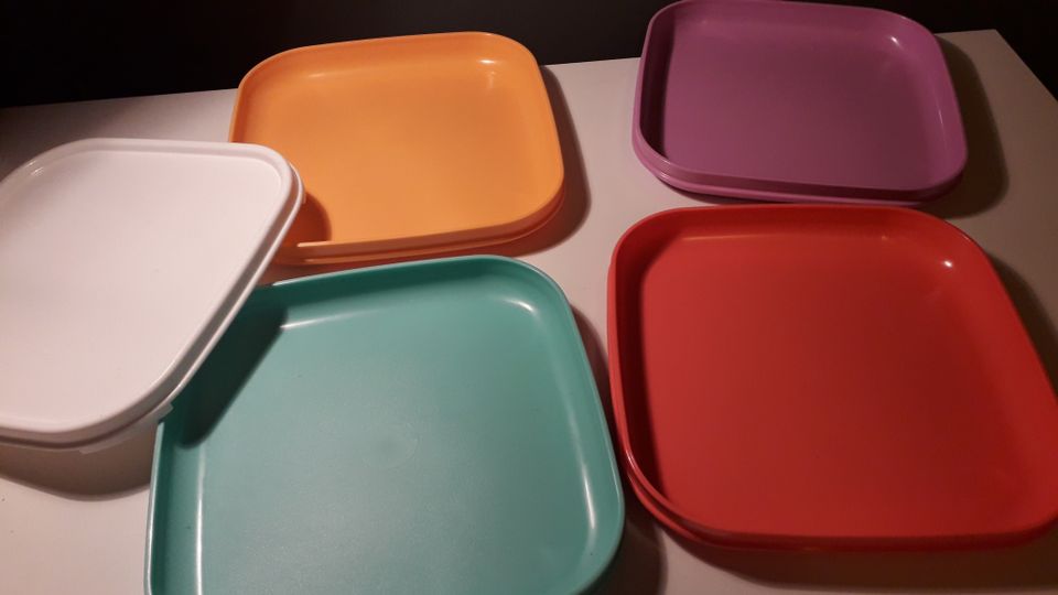 Tupperware piknik lautasia 4 kpl  (käyttämätön)