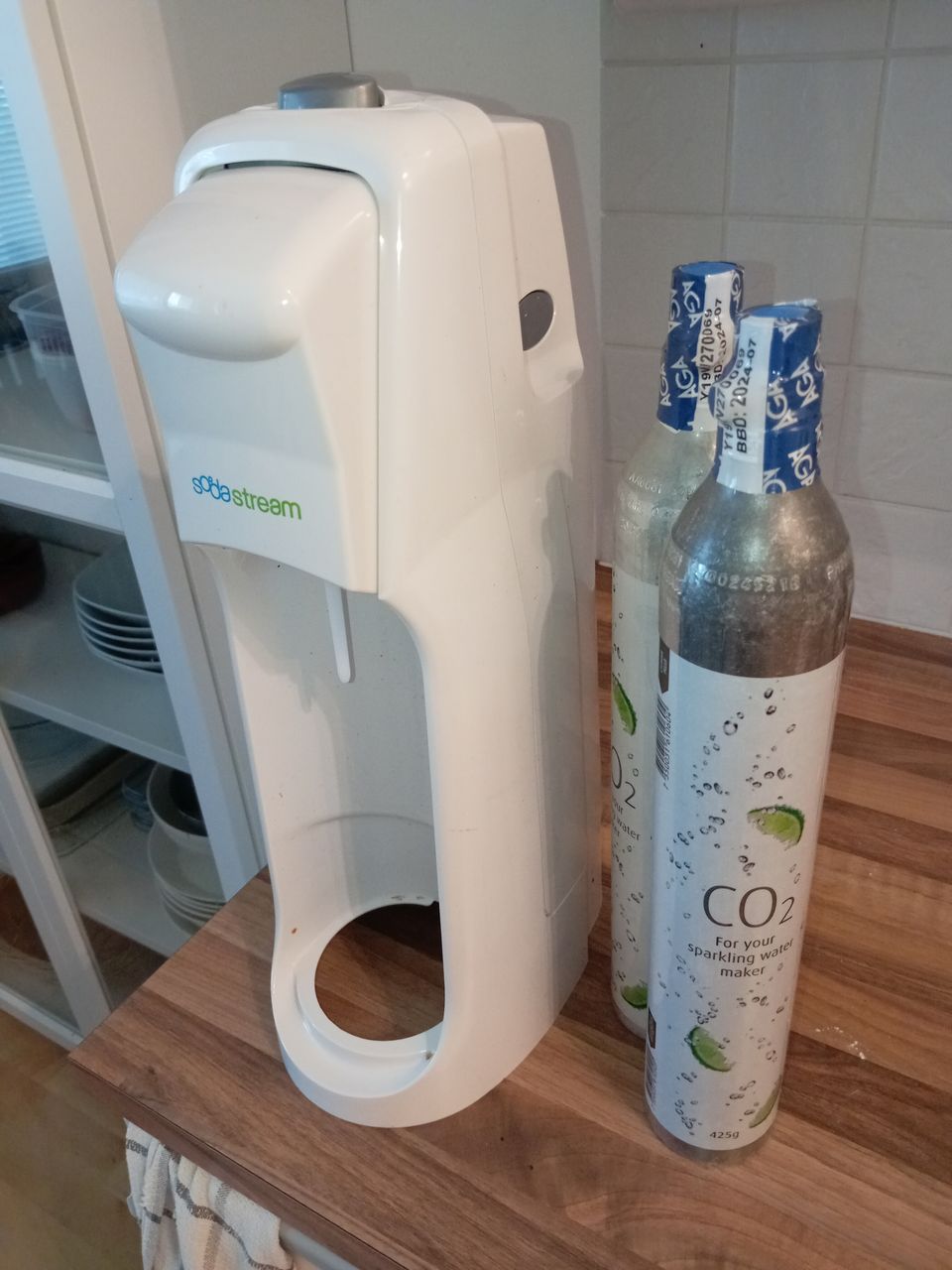 Sodastream ja 2 kaasua