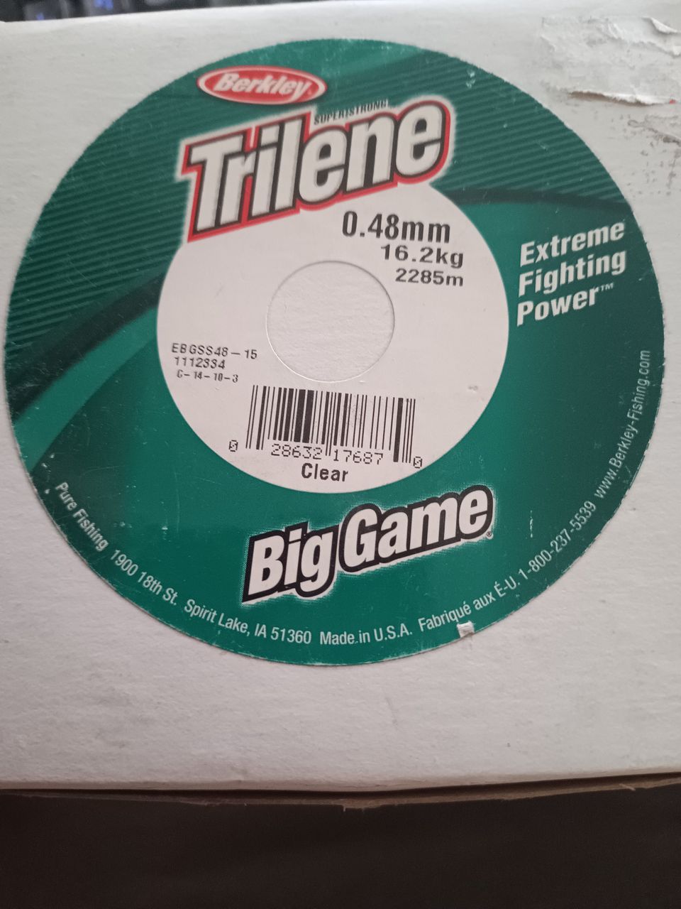 Berkley Trilene Big game 0,48mm 2285m
