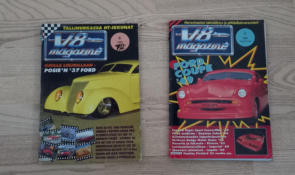 V8 lehdet 1/2000 ja 5/2000