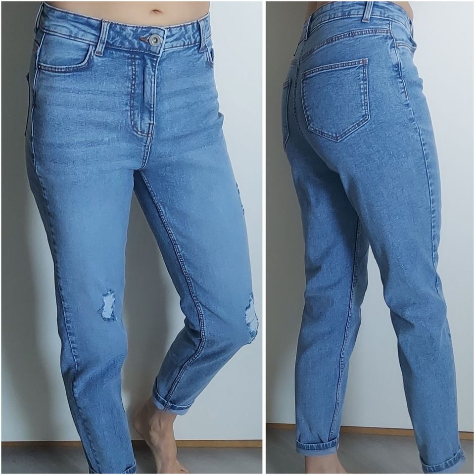 Pieces mom jeans farkut XS