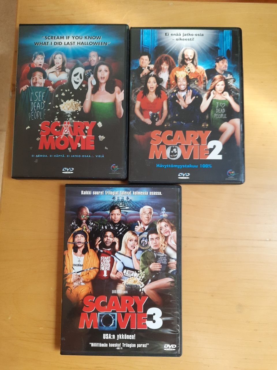 Scary Movie 1-3, dvd