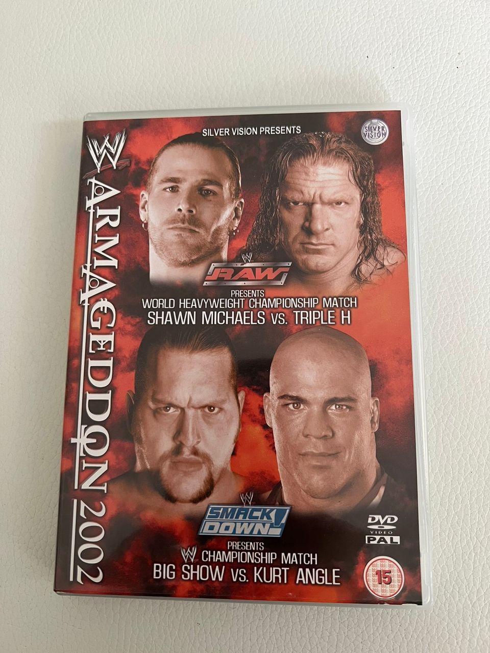 WWE wrestling Armageddon 2002 dvd