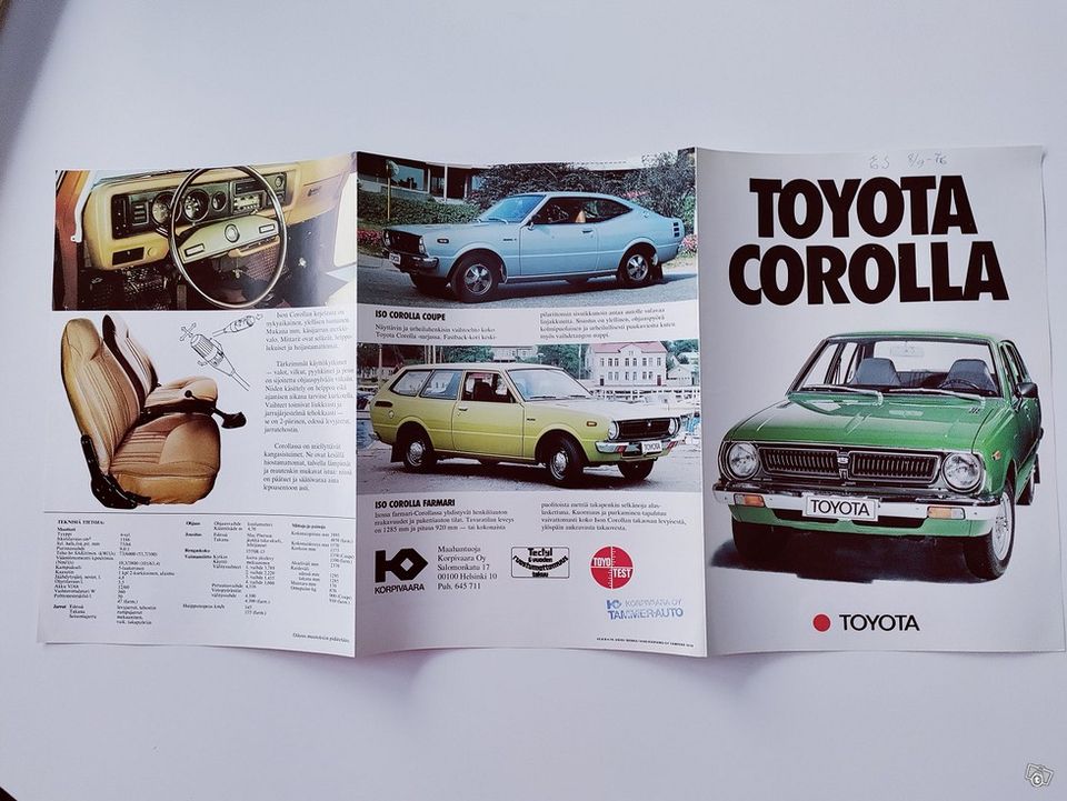 Esite Toyota Corolla 1976