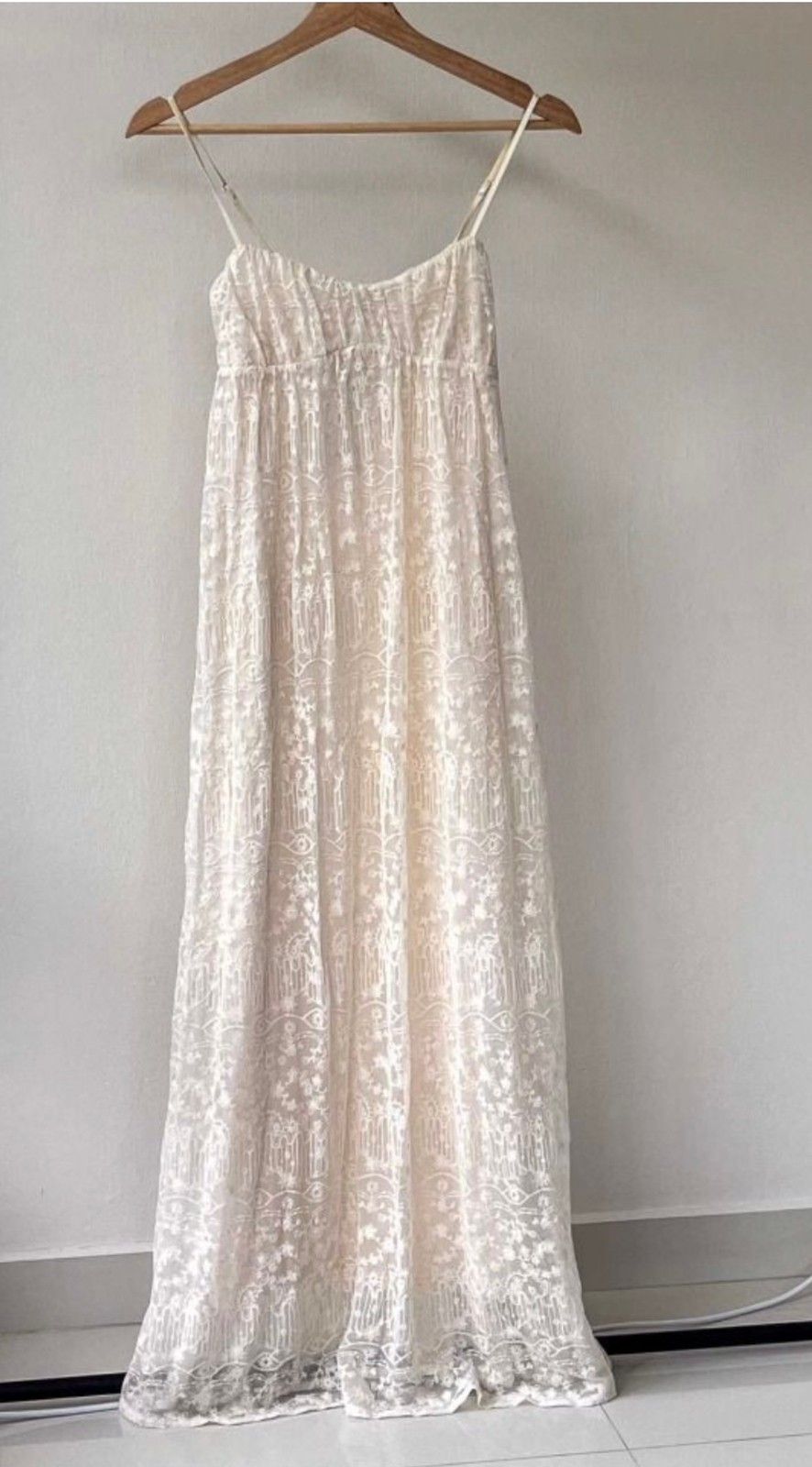 Zara lace maxi dress