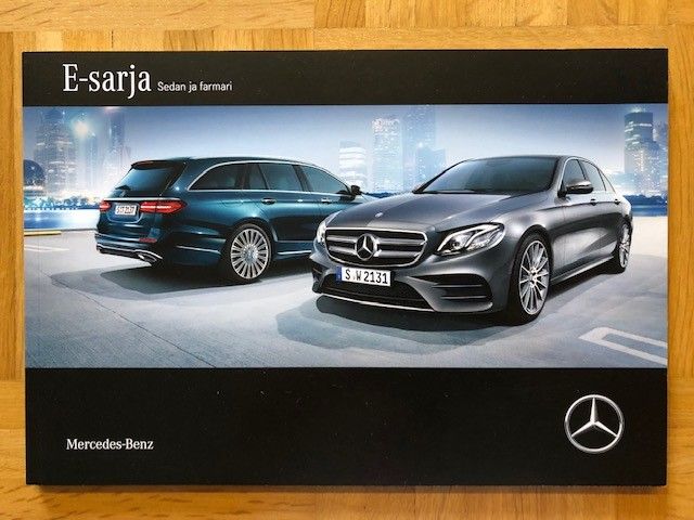 Esite Mercedes E-sarja W213 S213 Sedan Farmari vuodelta 2017