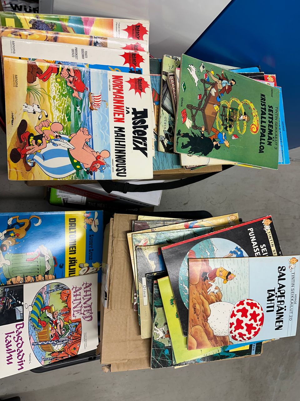 Tintin ja Asterixin kirjat