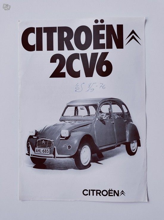 Esite Citroën 2CV 1976