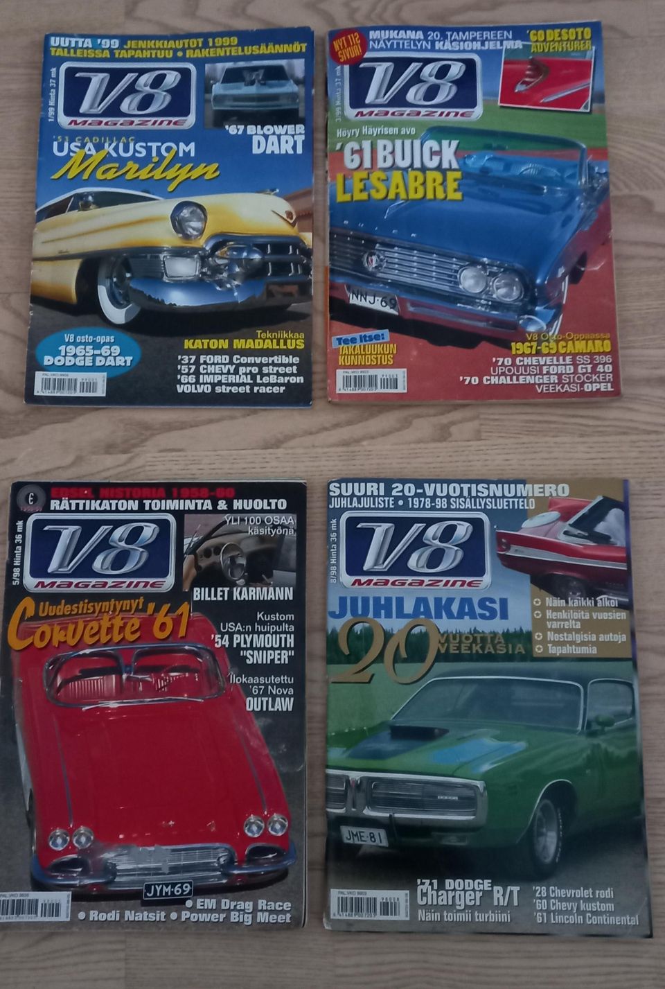 V8 lehdet 6/1992 ja 7/1992