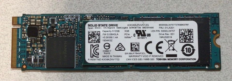 Kovalevy 512 GB SSD