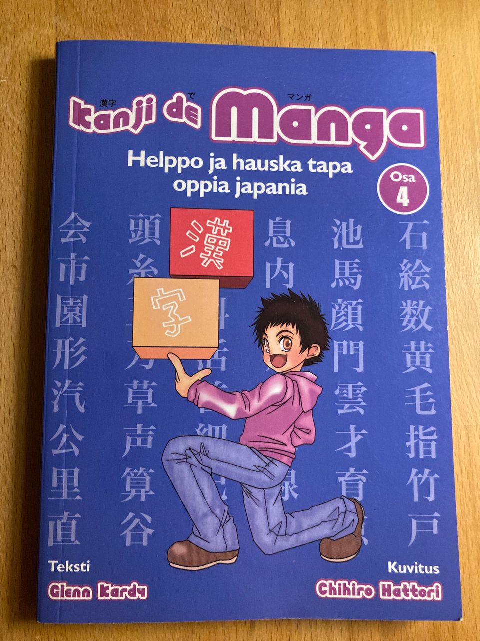 Kanji de manga Helppo tapa oppi japania kirjanen