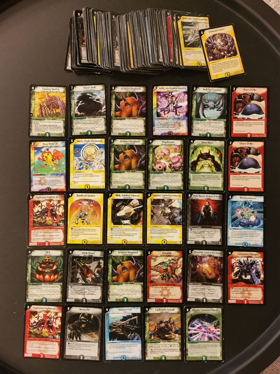 Duel Masters kortit n. 200 kpl