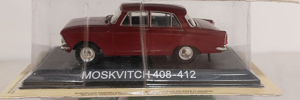 Pienoisauto 1:43 Moskvitch 408-412 Altaya