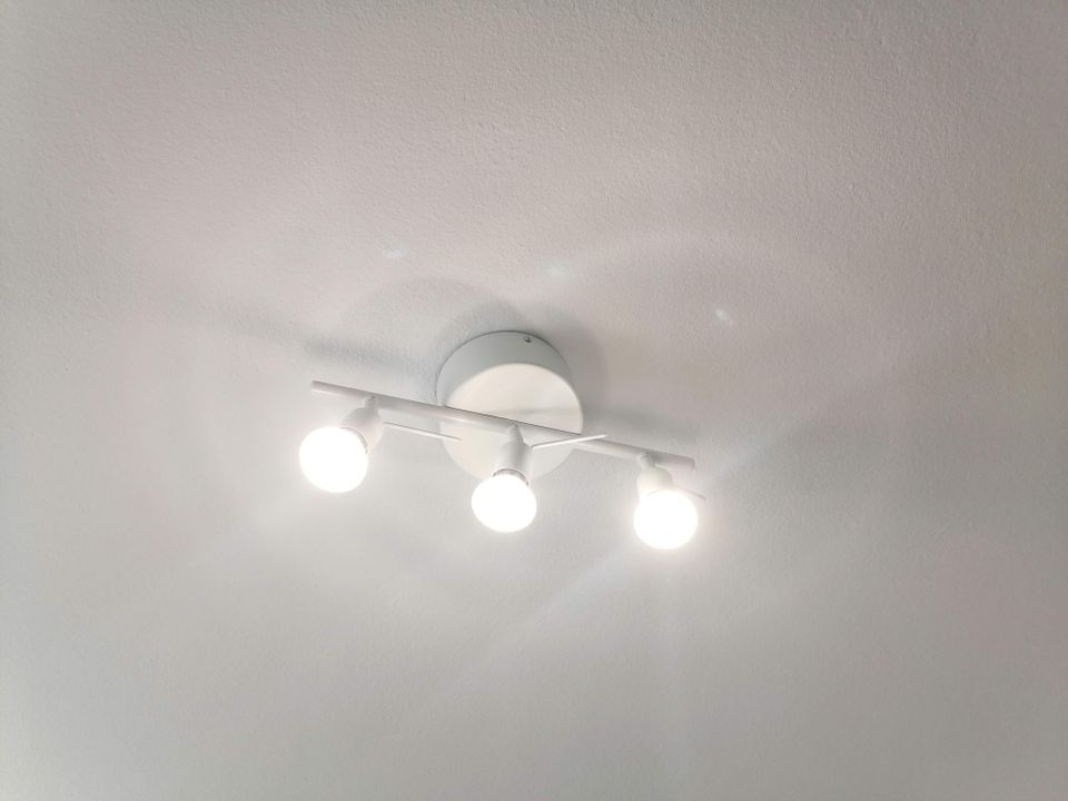 Ceiling lamp with bulbs