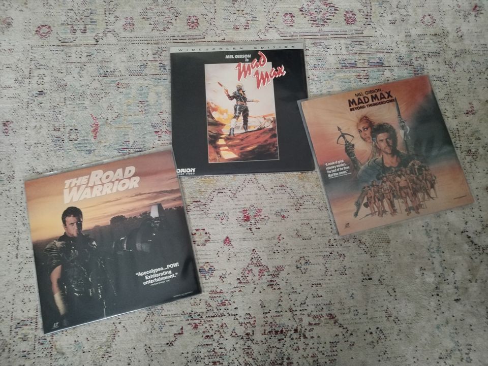 Mad Max I, II & III Laserdisc