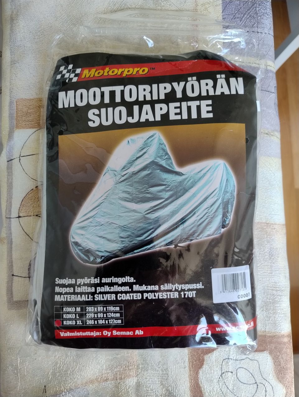 Moottoripyörän suojapeite UUSI