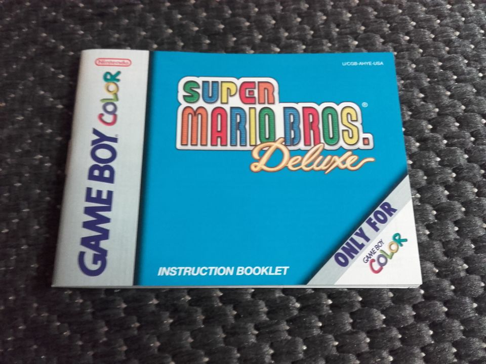 Super Mario Bros Deluxe ohjekirja