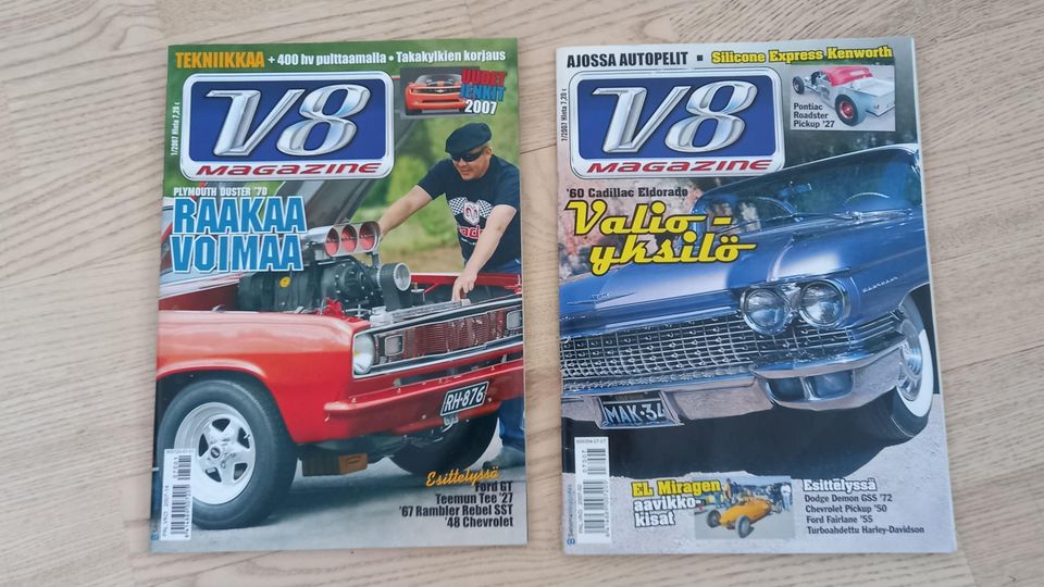 V8 lehdet 1/2007, 2/2007 ja 7/2007