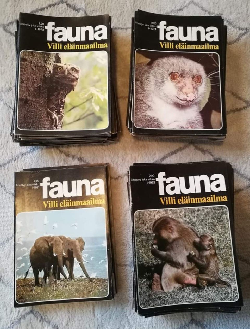 Nostalginen Fauna villi eläinmaailma