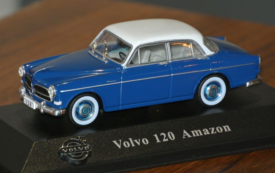 1956 Volvo Amazon 120 pienoismalli auto paketissa keräilyauto metallia 1:43