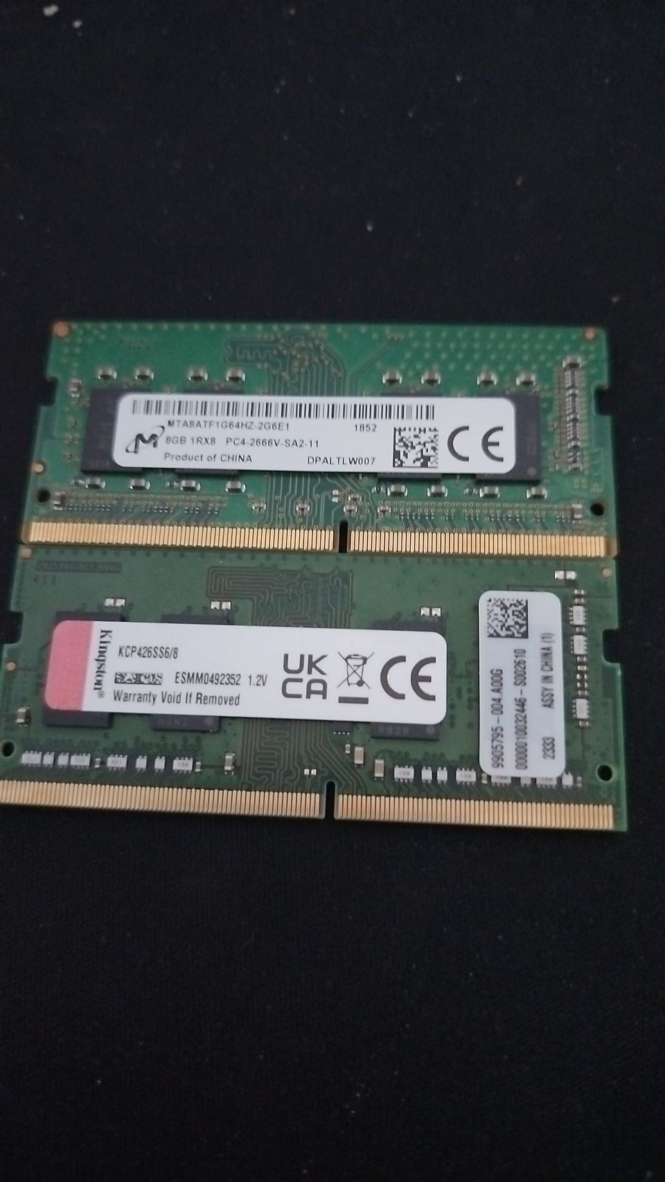 Kingston ja Lenovo RAM 16GB