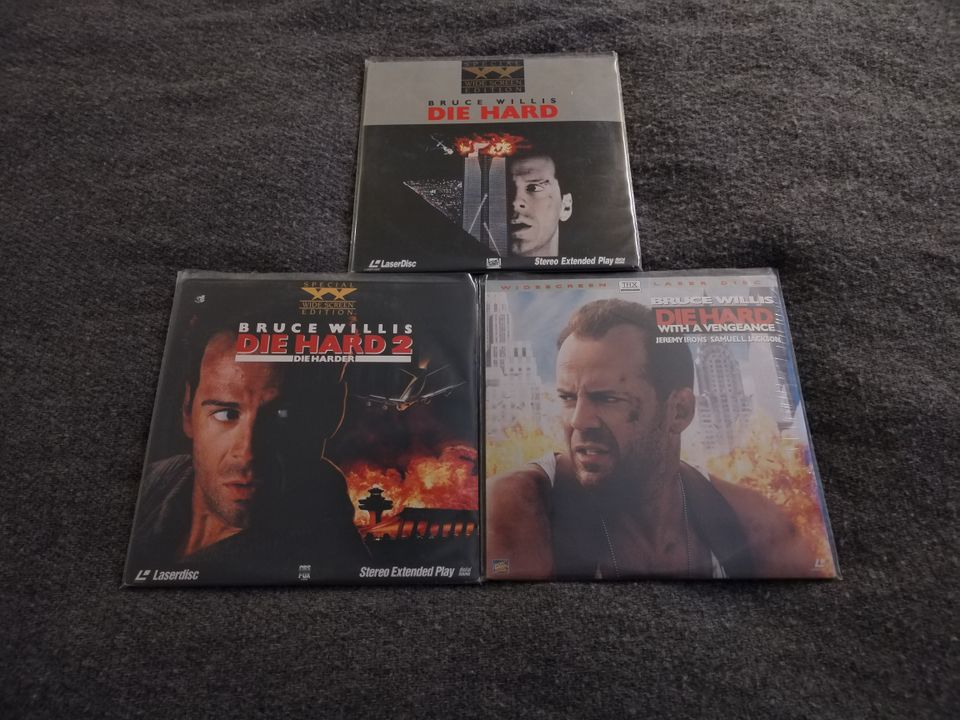 Die Hard I, II & III Laserdisc