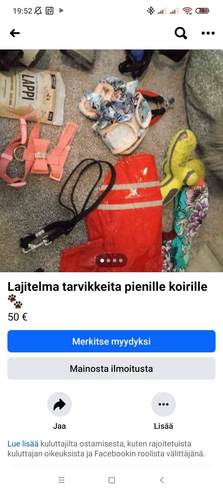 Lajitelma tarvikkeita pienille koirille 🐾