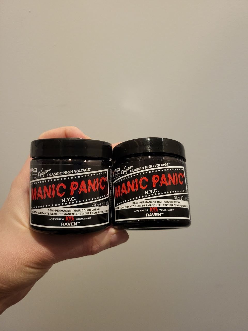 Manic Panic suoraväri Raven