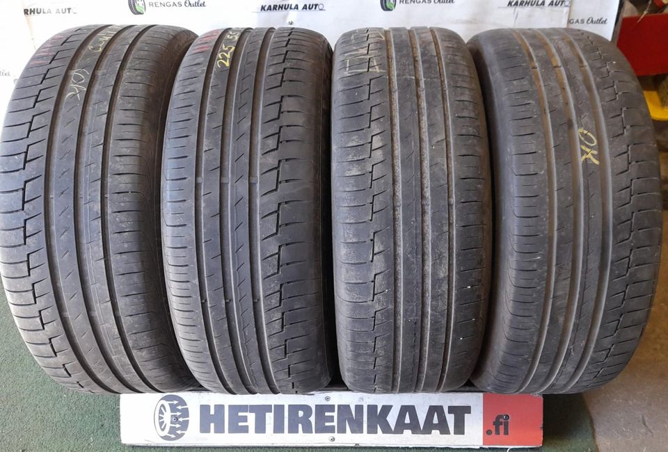 225/55 R17" Käytetyt Kesärenkaat