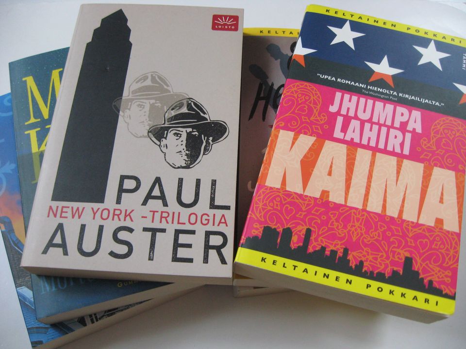 Paul Auster, Jhumpa Lahiri, Tove Jansson, Hemingway