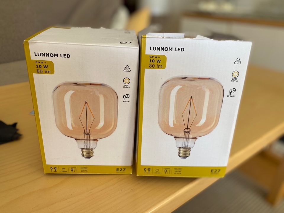 Ikea Lunnom led-lamppuja 2kpl