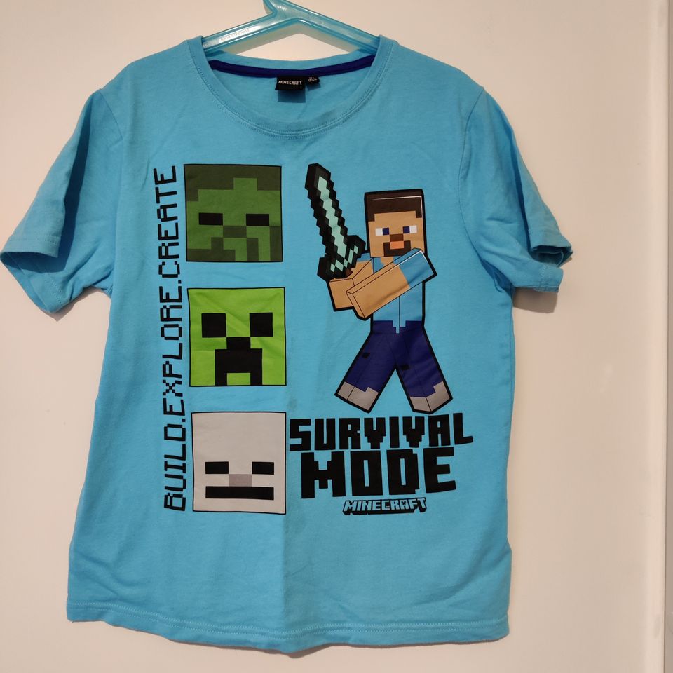 Minecraft T-paita 146cm