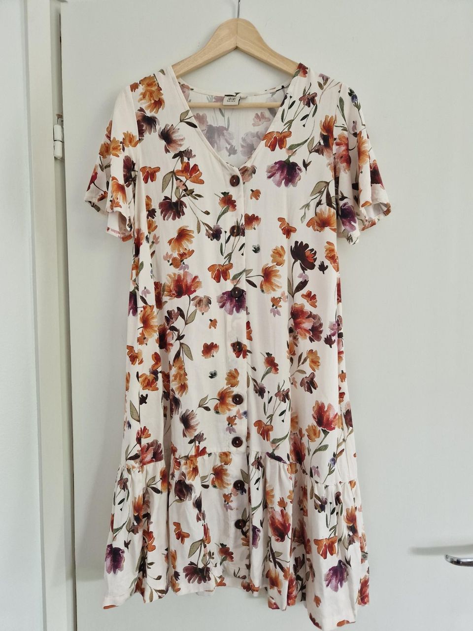 Kaiko Full bloom Frill button dress mekko