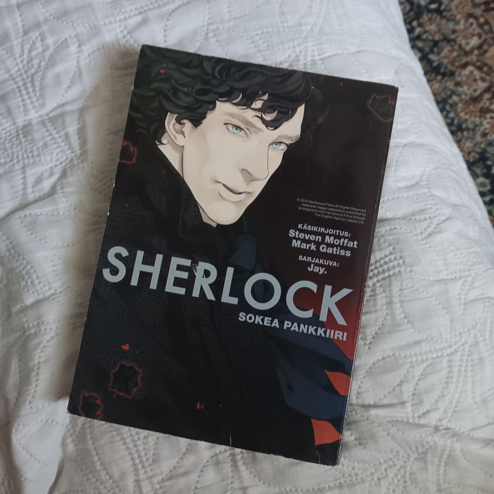BBC Sherlock sokea pankkiiri mangasovitus