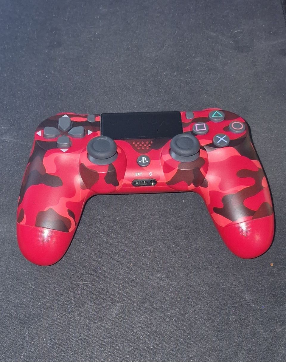 PS4 Ohjain red/camo