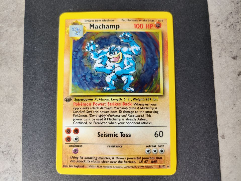 Pokemon - Base Set Machamp 8/102