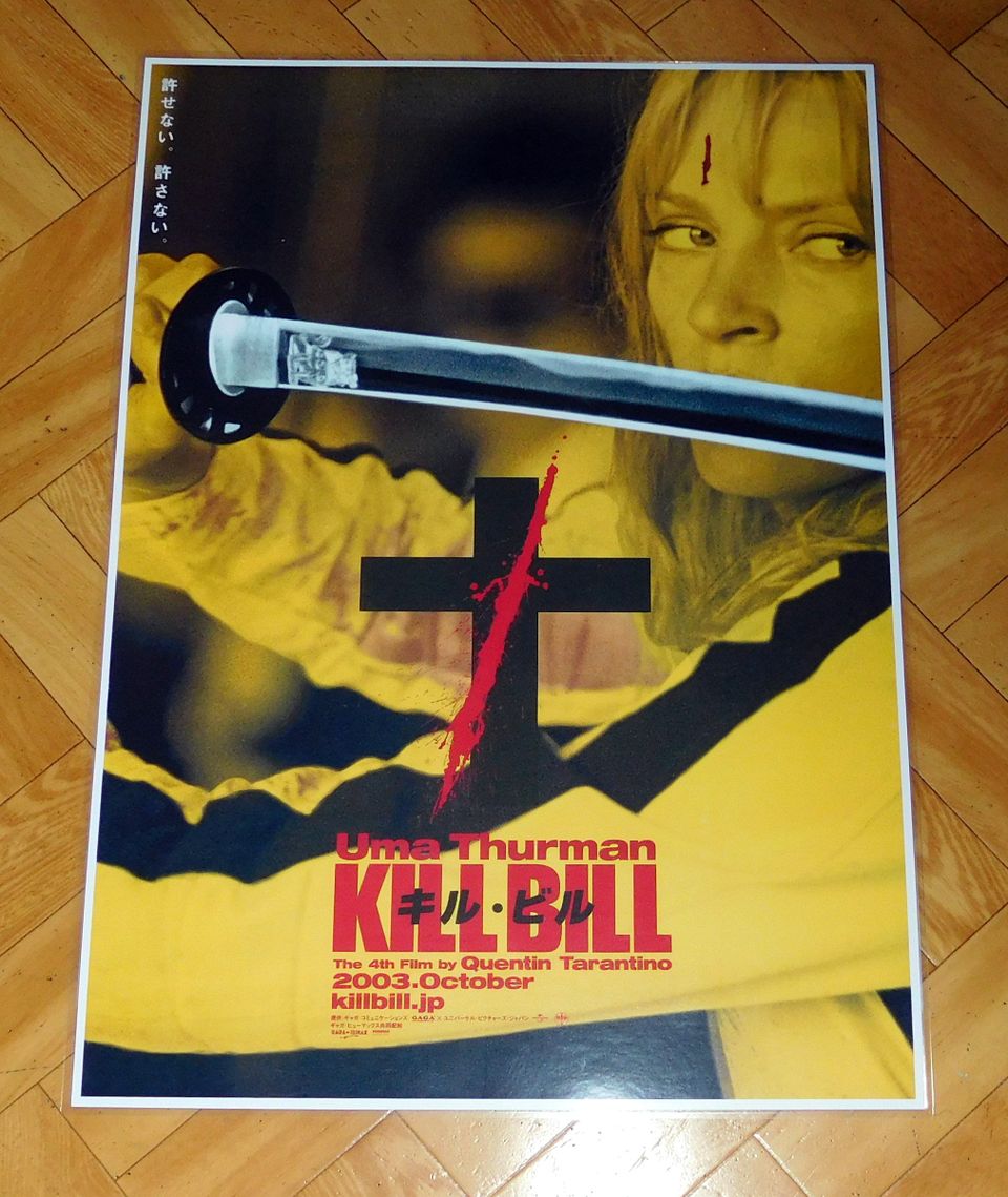Tarantino KILL BILL, elokuvajuliste A3