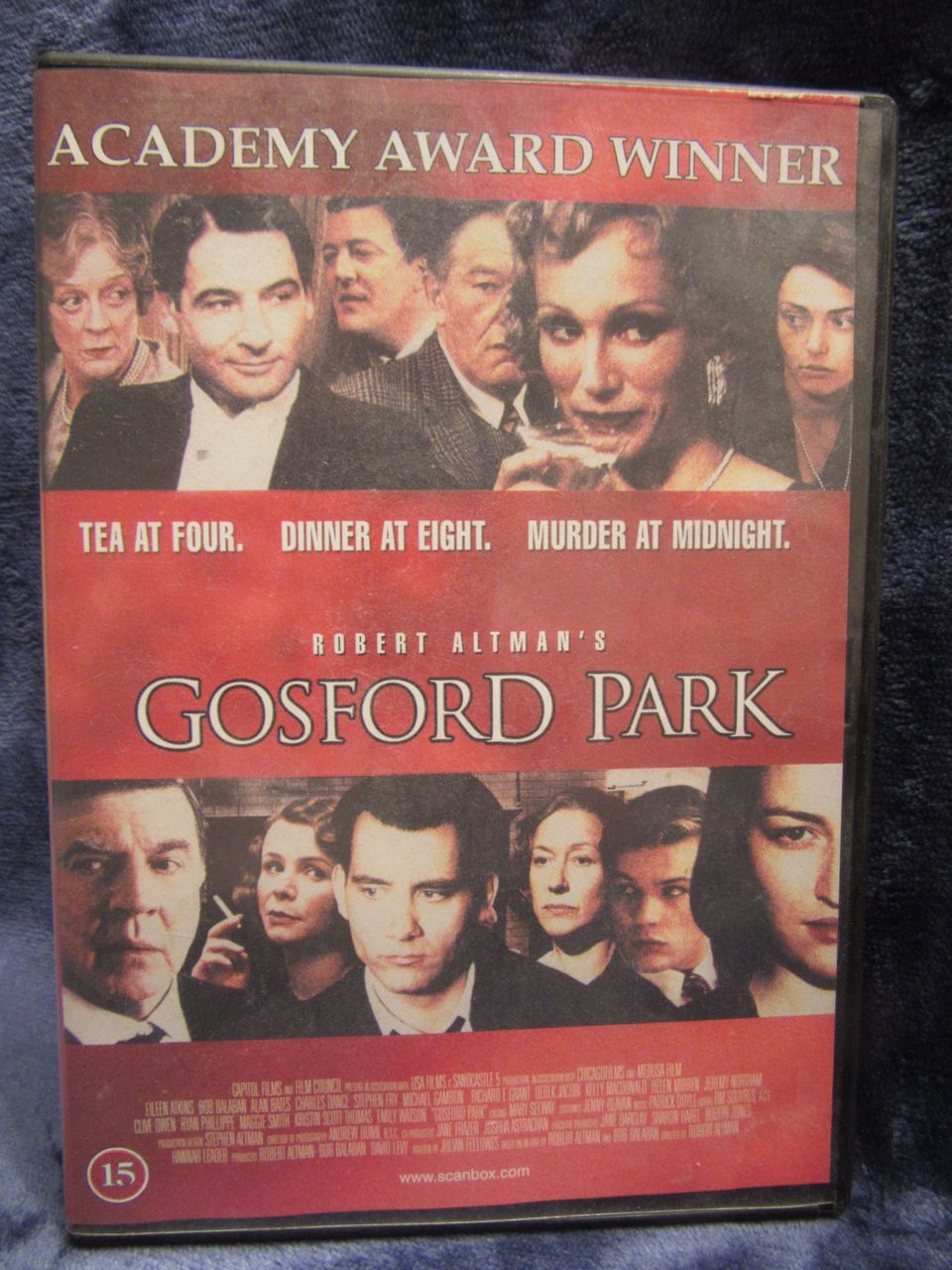 Gosford Park dvd