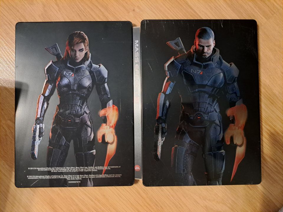 Mass Effect 2 ja 3 steelbooks