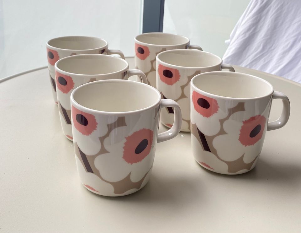 Marimekko Oiva Unikko puuteri-beige