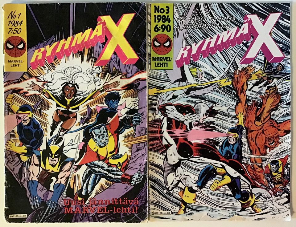 Ryhmä-X 1 ja 3 1984