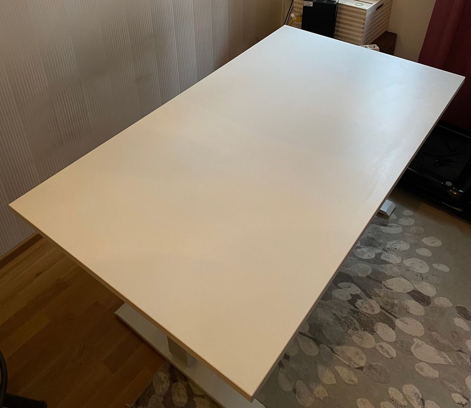 Elfen ergodesk työpöydän levy 140x80 cm valkoinen