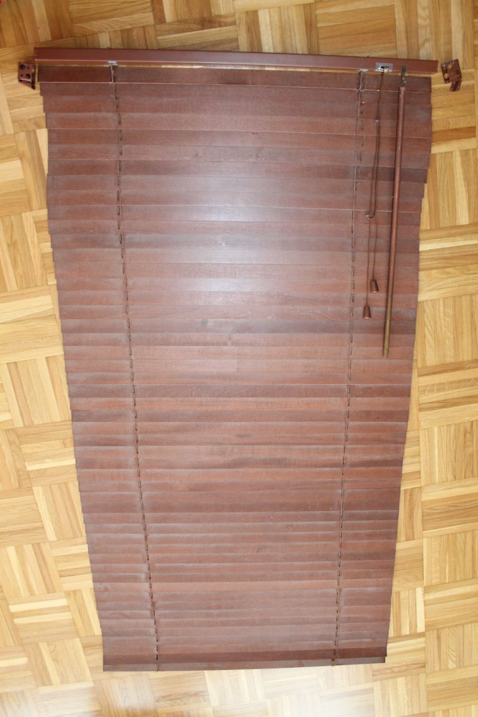 Puinen ovikaihdin sälekaihdin oveen tai ikkunaan 80cm x 155cm kaihtimet puinen