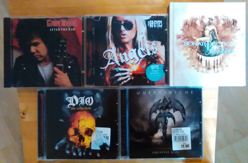 5kpl Heavy cd levyjä