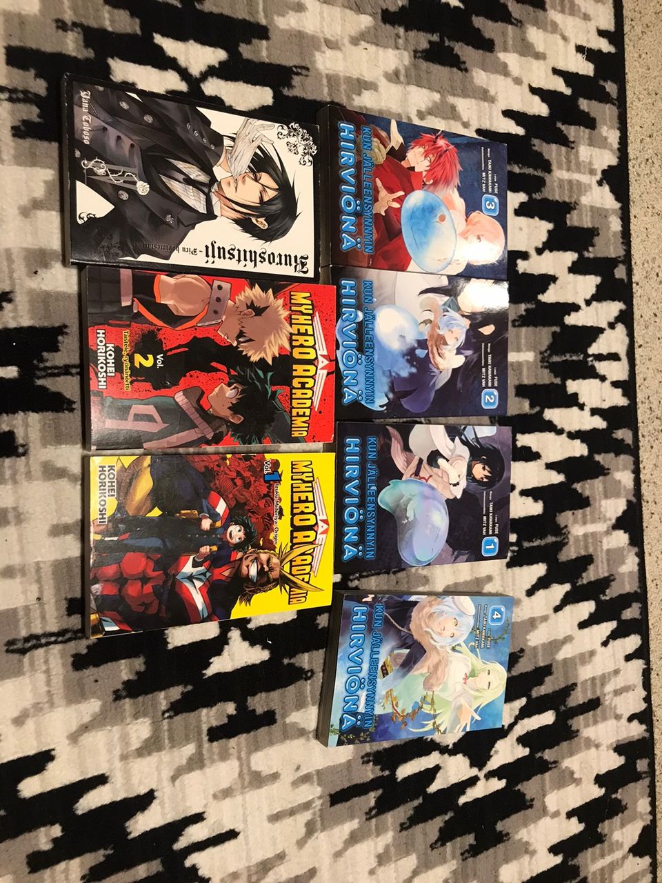 Seitsemän anime mangaa