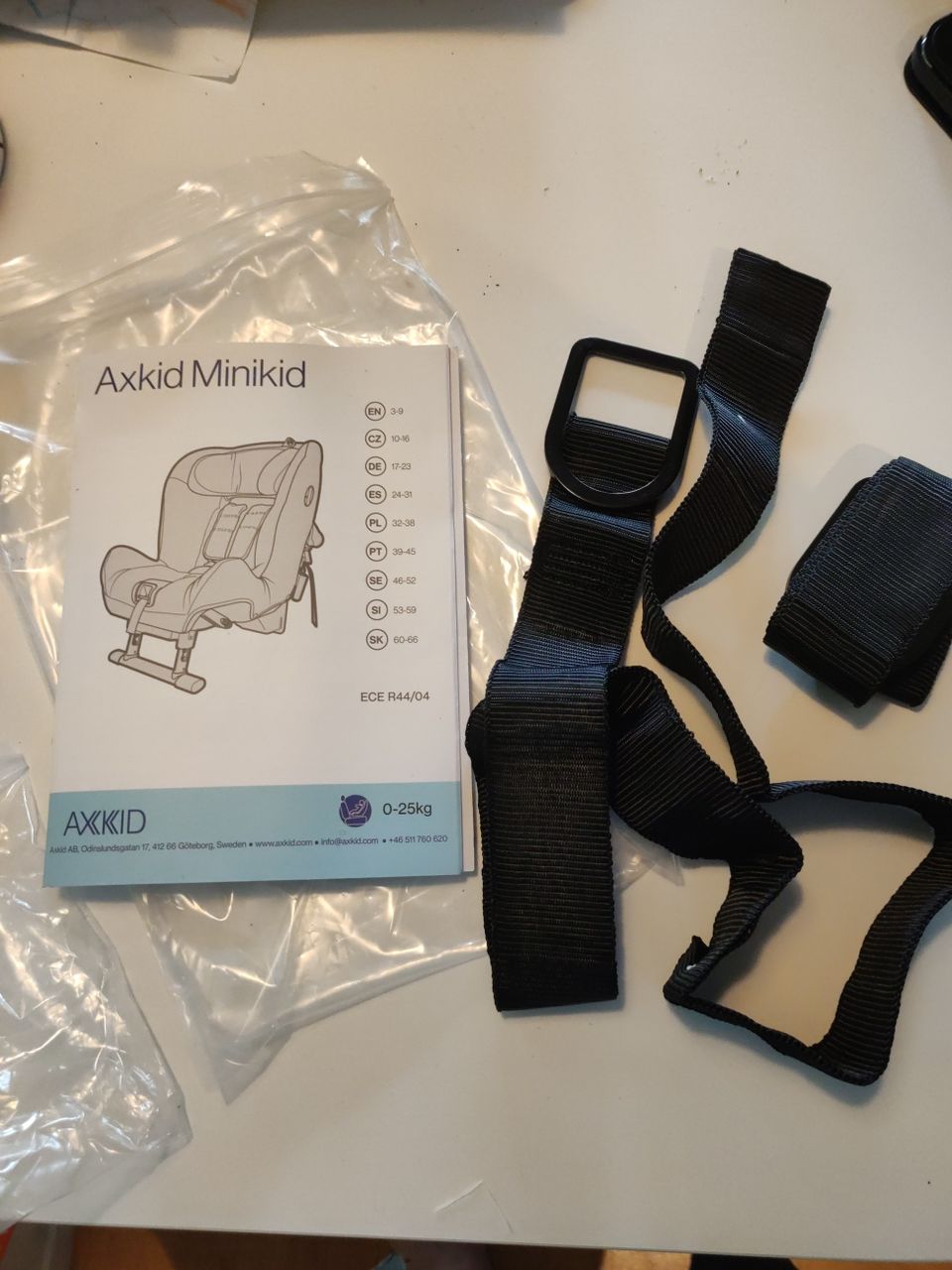 Axkid minikid kiristyshihnat (tether straps)